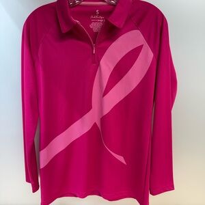 DELTA AIRLINES OFFICIAL Pink Ribbon Long Sleeve Women's Top